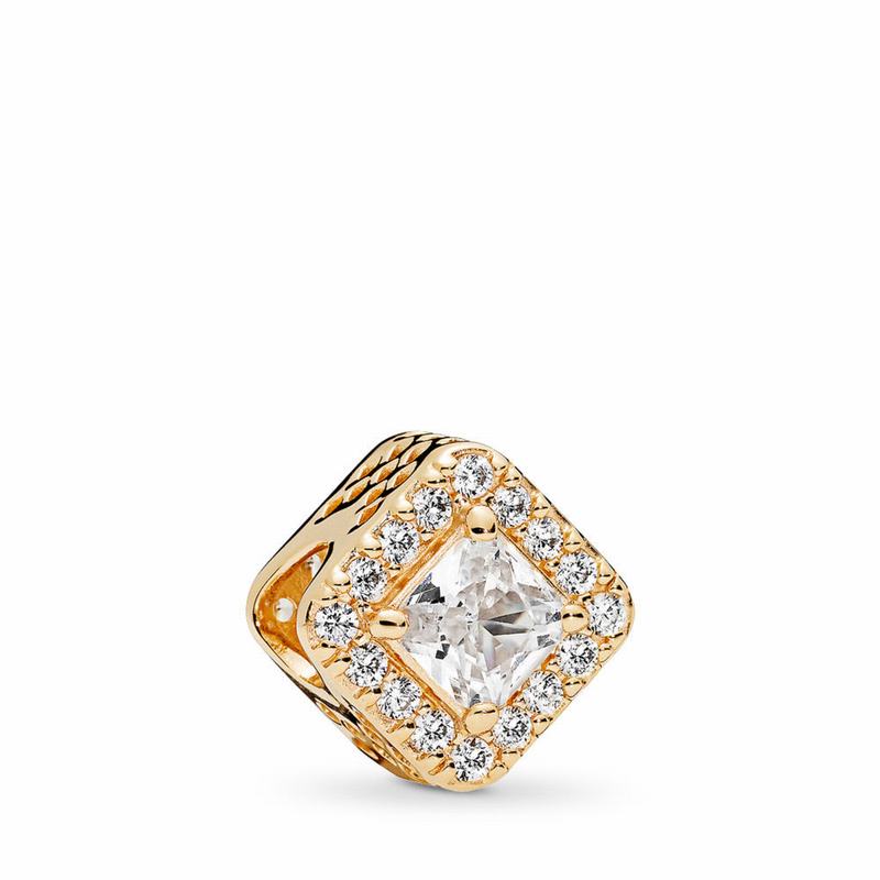 Pandora Geometric Radiance Charm NZ Sale, 14k Gold (230479-JMX)